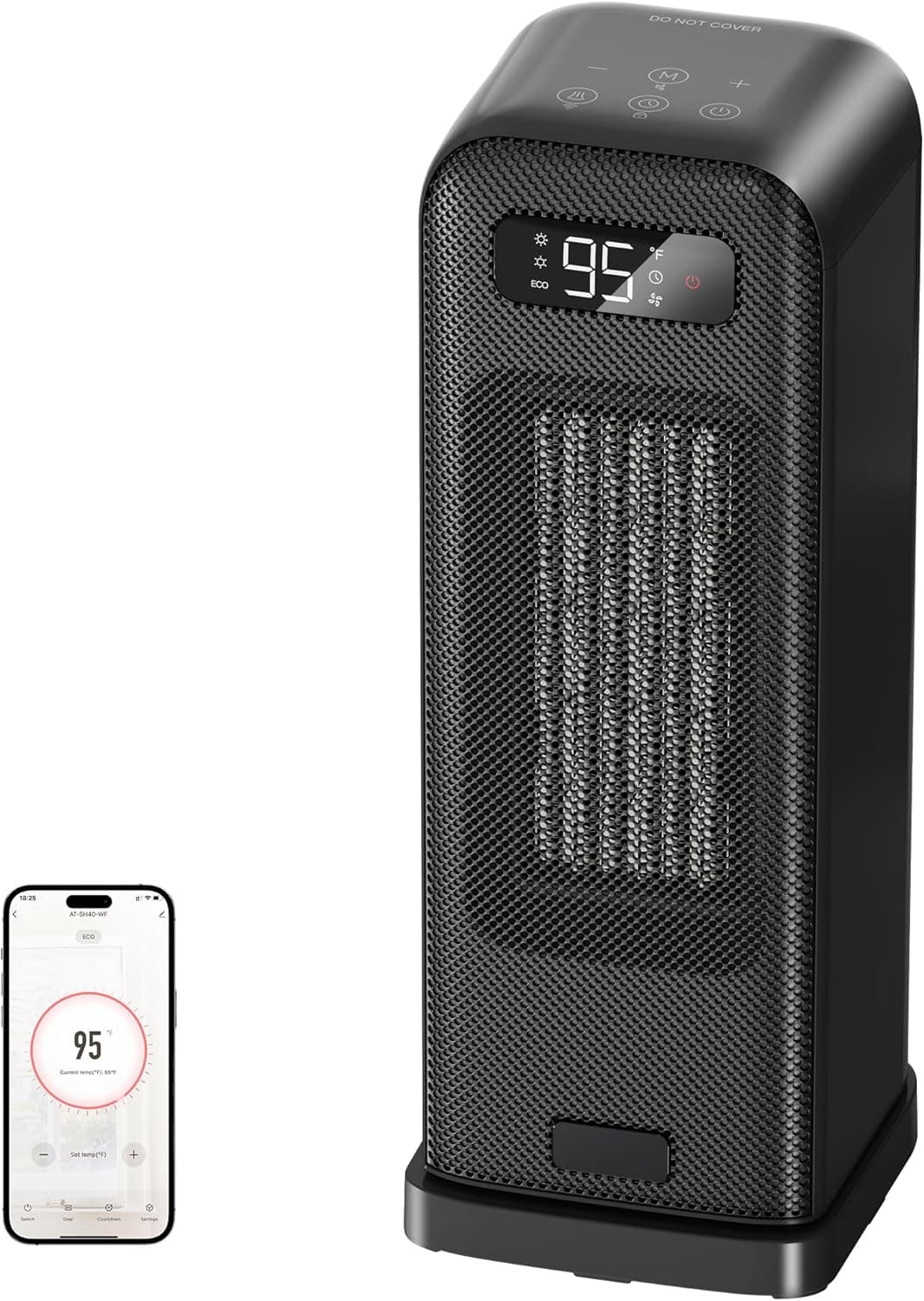 FLANUR 1500W electric space heater with WiFi 🔥
