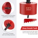 Thumbnail 3 de flintronic Bi-Metal Hole Saw 60 mm for metal, wood 🔧