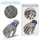Thumbnail 3 de flintronic Cut Resistant Gloves Level 9, size L 🧤
