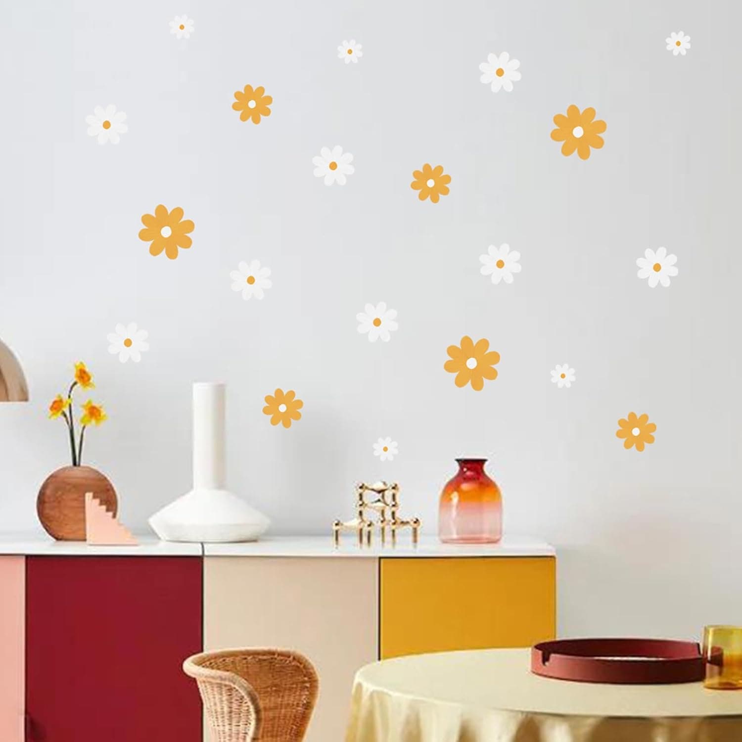 Flower Wall Stickers Boho 1313 for Kids' Room 🖼️