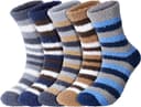 Thumbnail principal de Fluffy Socks Mens 5 Pairs thermal slipper socks 🧦
