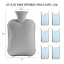 Thumbnail 2 de FORICOM Hot Water Bottle 2L for cramps and pain ♨️