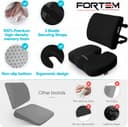 Thumbnail 6 de FORTEM Office Chair Cushion Memory Foam lumbar support pillow 🎧