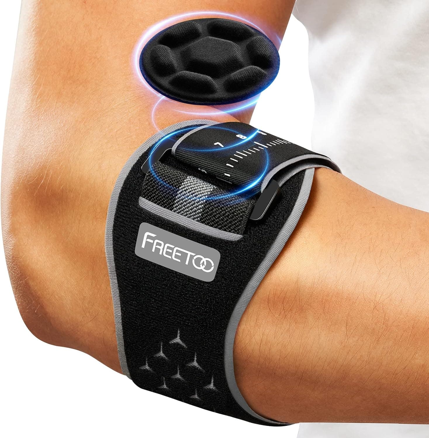 FREETOO Tennis Elbow Support Strap with Pad 🎽