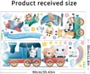 Thumbnail 6 de FUFUQUARE Cartoon Animal Train Wall Stickers 🚼