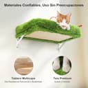 Thumbnail 4 de FUKUMARU Cat Wall Furniture Set 16-inch wall cat gym 🐱