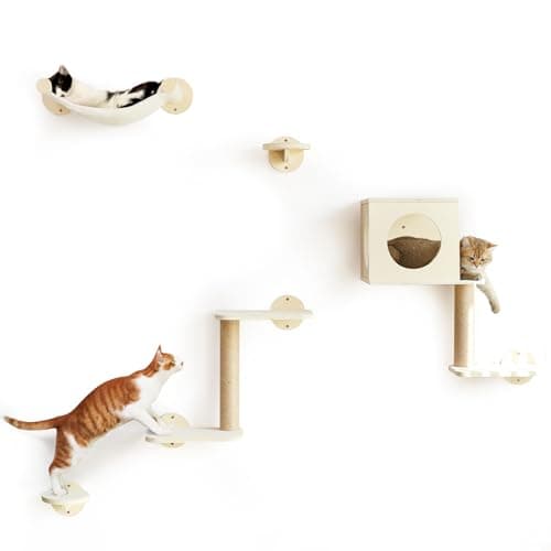 FUKUMARU Cat Wall Shelves 5-piece cat climber set 🐱