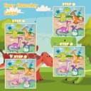 Thumbnail 5 de Funsland Wooden Puzzles 4-piece toddler peg set 🧩