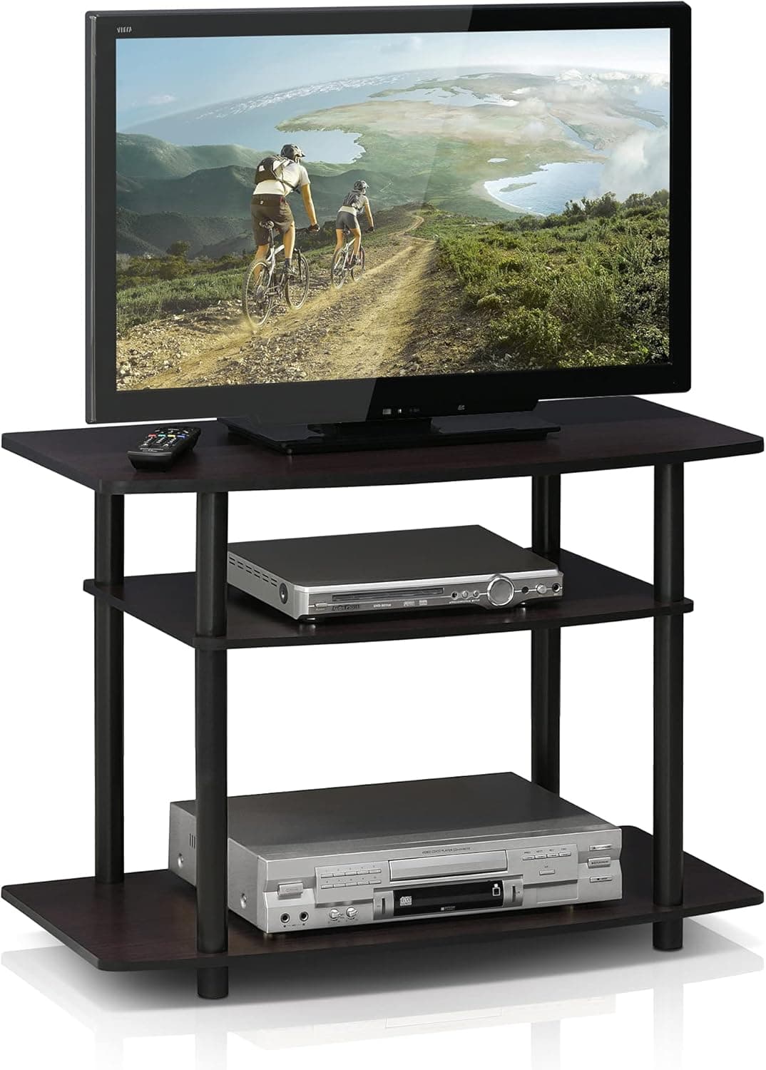 Furinno TURN-N-TUBE 3-tier TV stand for up to 32-inch 📺