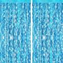 Thumbnail principal de G2PLUS Wavy Glitter Foil Curtains 1m×2m Light Blue 🎉
