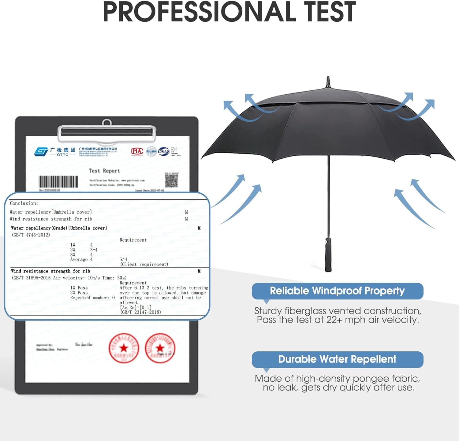 G4Free G4Free 62 Inch Golf Umbrella ⛳️