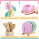 Thumbnail 2 de GAGAKU Wooden Play Kitchen Accessories 27-piece set 🍽️