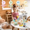Thumbnail 3 de GAGAKU Wooden Play Kitchen Accessories 27-piece set 🍽️