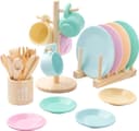 Thumbnail 6 de GAGAKU Wooden Play Kitchen Accessories 27-piece set 🍽️