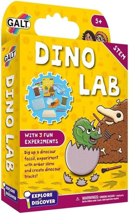 Galt Dino Lab Dinosaur digging kit for ages 6+ 🧪