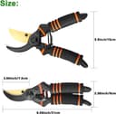 Thumbnail 1 de Garden Secateurs Bypass Pruners for Branches ✂️