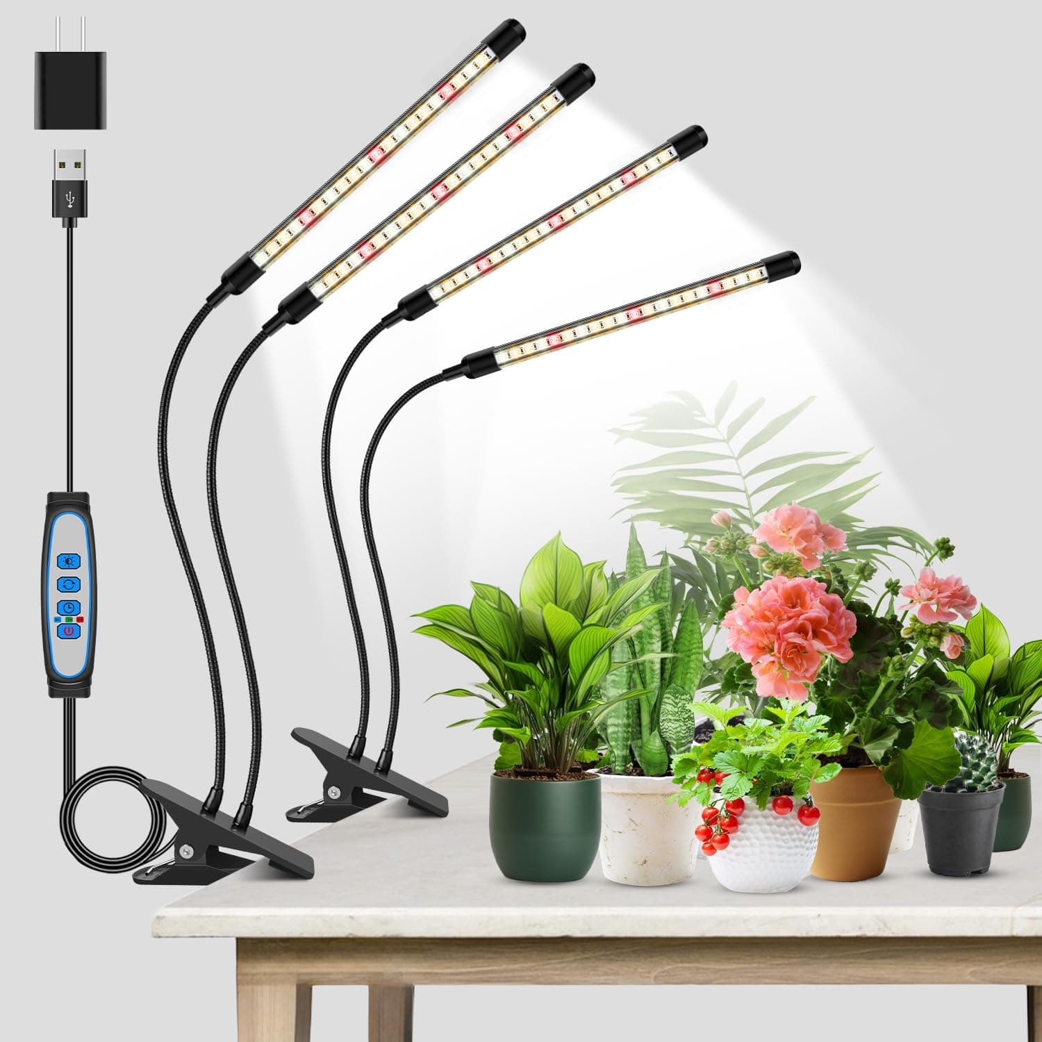 Garpsen Grow Light 2-head LED clip lamp 🌱
