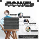 Thumbnail 4 de GC GAVENO CAVAILIA Bath Sheet 75x135 cm 🛁