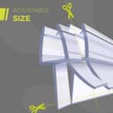 Thumbnail 1 de GECKOSEAL Shower Screen Seal Strip 90cm 🚿