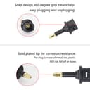 Thumbnail 2 de GELRHONR Mini Toslink 3.5mm digital adapter 🎧