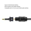 Thumbnail 3 de GELRHONR Mini Toslink 3.5mm digital adapter 🎧