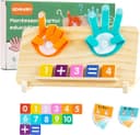 Thumbnail principal de GEMKARRY Montessori Number Blocks and Maths Cards for 3–6 📚
