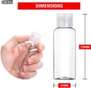 Thumbnail 1 de GENERiSE 100ml Travel Bottles with Lids x6 for Decanting Shampoos 🎒