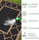 Thumbnail 3 de GENIMO Outdoor Rug 275 x 365 cm waterproof garden rug 🪑