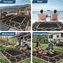 Thumbnail 5 de GENIMO Outdoor Rug 275 x 365 cm waterproof garden rug 🪑