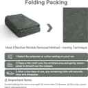 Thumbnail 5 de GENIMO Washable Rug 160x230cm low pile, grey-brown green 🏡