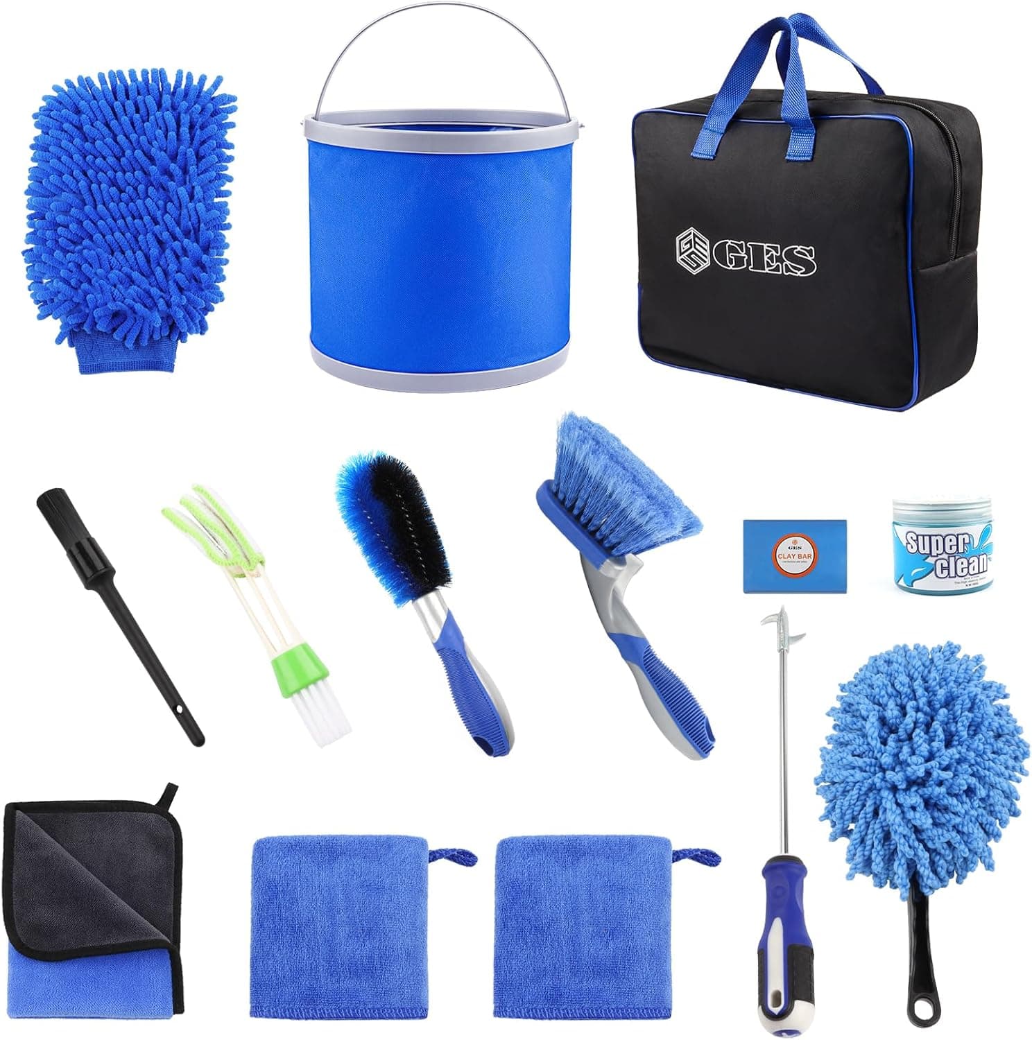 GES Car Cleaning Kit 14-piece set 🚗