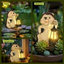Thumbnail 5 de GIGALUMI Hedgehog Garden Ornament for Outdoors 🪻🎯