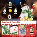 Thumbnail 3 de GIGALUMI Snowman garden ornament with solar light 🎄