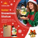 Thumbnail 4 de GIGALUMI Snowman garden ornament with solar light 🎄