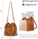 Thumbnail 5 de Gladdon Leather Bucket Bag for Women 👜