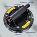 Thumbnail 2 de 8" Glass Suckers Lifters 200 kg heavy-duty suction cups 🧰