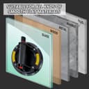 Thumbnail 3 de 8" Glass Suckers Lifters 200 kg heavy-duty suction cups 🧰