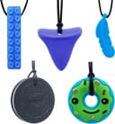 Thumbnail principal de GNAWRISHING Chew Necklace 5-pack for sensory kids 🧸