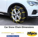 Thumbnail 2 de GOHHME Snow Chains 165mm–265mm for Cars 🚗