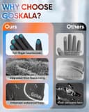 Thumbnail 6 de GoSkala Mens Thermal Gloves for Winter running ⌚