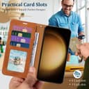 Thumbnail 1 de GOTOURED Samsung Galaxy S23 wallet case with RFID 4-card 📱