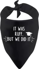 Thumbnail principal de Graduation Dog Bandana "It Was Ruff, But We Did It" 🎁