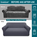 Thumbnail 4 de Granbest High Stretch 3 Seater Sofa Cover 🛋️