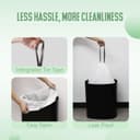 Thumbnail 3 de GRANDMA SHARK 10L–15L drawstring bin bags 60 pack 🗑️