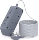 Thumbnail principal de Gray Extension Lead 6-Way with 5 USB (3250W) 🔌