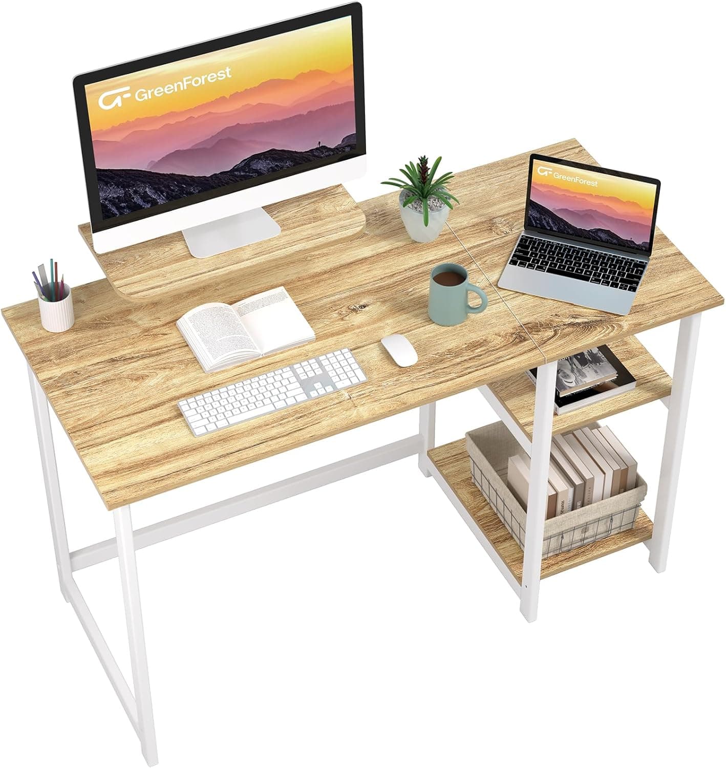 GreenForest Office Desk 100 cm computer desk 🪑