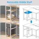 Thumbnail 5 de GreenForest Office Desk 100 cm computer desk 🪑