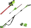Thumbnail principal de Greenworks 40V 61cm Battery Extension Hedge Trimmer 2 in 1 📏