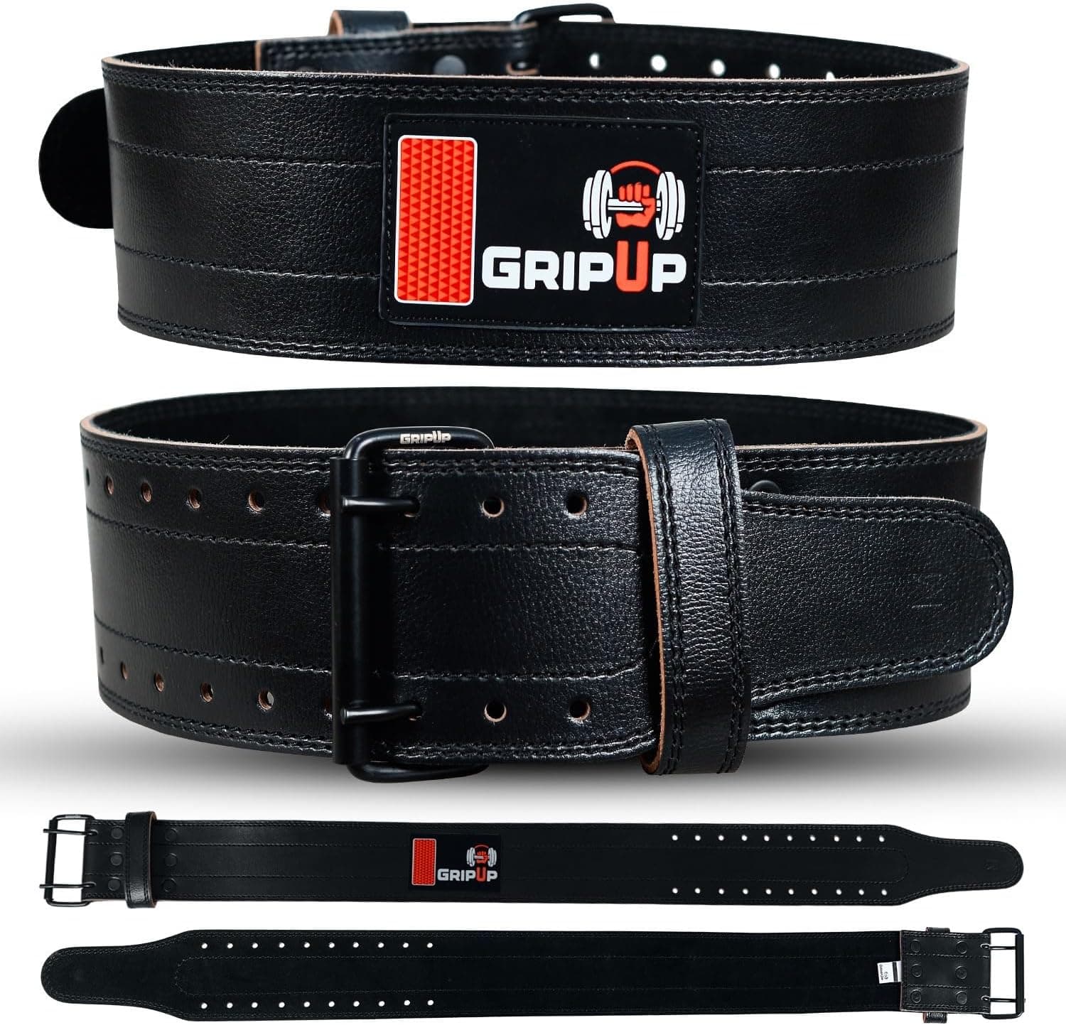 GripUp Weight Lifting Belt 6mm, 4″ Support 🏋️♂️