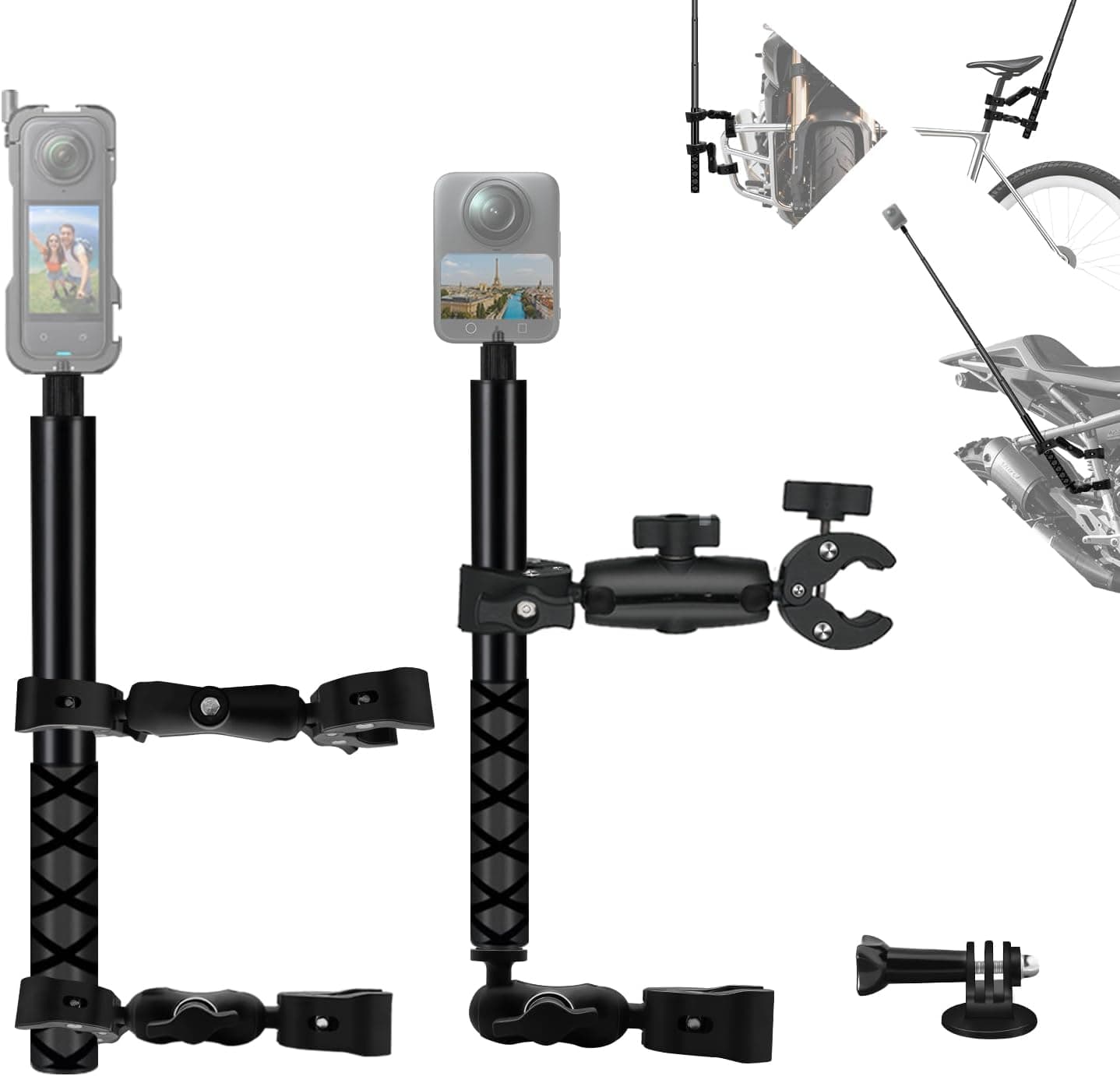 HAFOKO Motorcycle Camera Mount Kit 47" 📷